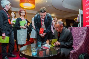 Scott Thornbury @ Engaging Curious Minds, Warszawa 2018 (właściciel zdjęcia: Macmillan Polska Sp. z o.o.)